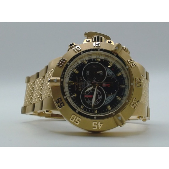 Invicta 5405 With Box Sub Aqua Noma III Mens Watch Swiss Goldtone - Picture 8 of 9